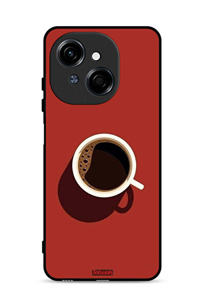 Tolwak غطاء حماية لهاتف تكنو سبارك جو 1 إس 4 جي بفنجان قهوة