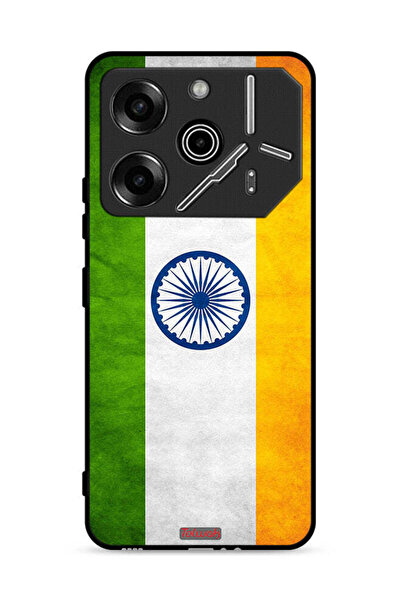 Tolwak غطاء حماية لهاتف تكنو بوفا 6 برو 5G بعلم هندي مضيء