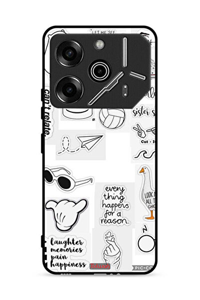 Tolwak غطاء حماية لهاتف Tecno Pova 6 Pro 5G لا يمكن ربطه