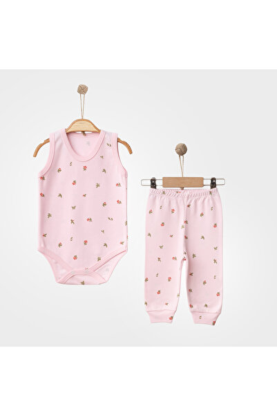 Nayinom Askılı Bebek Badi Ve Tek Alt Takım 0/9 Ay
