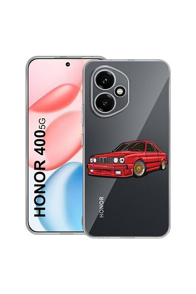 bestcase Carcasă transparentă din silicon pentru Honor 400, Mașină clasică, 2036423 T 829