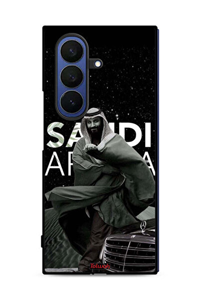 Tolwak غطاء حماية لهاتف سامسونج جالاكسي زد فولد 7 ولي العهد الأمير محمد بن سلمان