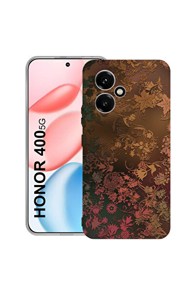 bestcase Carcasă transparentă din silicon pentru Honor 400, pene aurii, 20364...