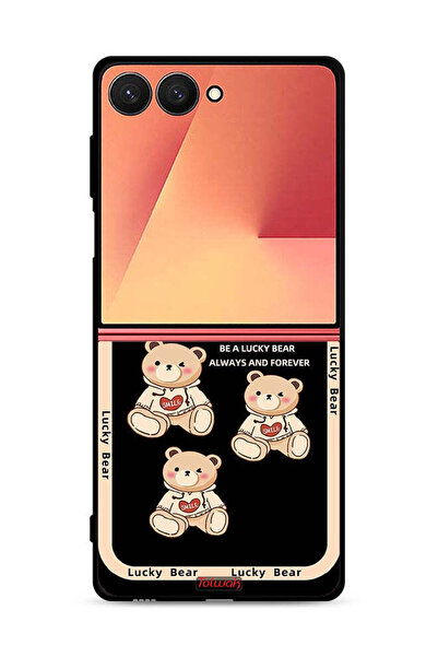 Tolwak غطاء حماية لهاتف Samsung Galaxy Z Flip7 - دب جميل