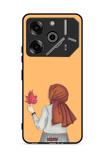 Tolwak غطاء حماية لهاتف تكنو بوفا 6 برو 5G يحمل ورقة شجر