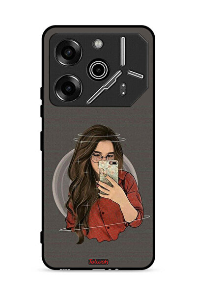 Tolwak غطاء حماية لهاتف Tecno Pova 6 Pro 5G لالتقاط صور سيلفي