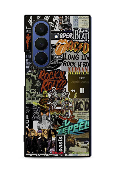 Tolwak غطاء حماية لهاتف Samsung Galaxy Z Fold7، تحيا موسيقى الروك أند رول