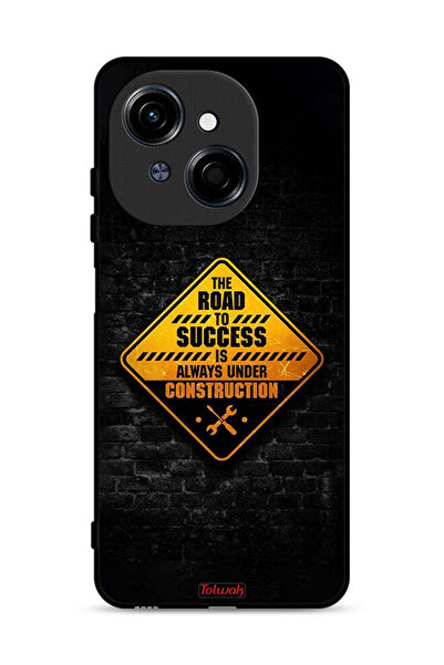 Tolwak غطاء حماية لهاتف Tecno Spark Go 1S 4G الطريق إلى النجاح دائمًا قيد الإ...