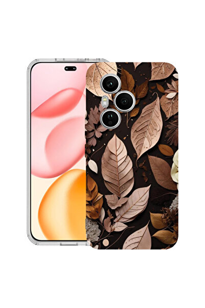 bestcase Διαφανής θήκη σιλικόνης για Honor 400 Pro, Φθινοπωρινά φτερά, 203642...