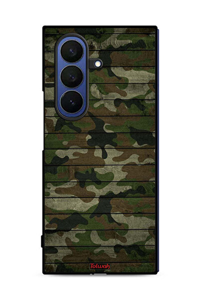 Tolwak غطاء حماية لهاتف سامسونج جالاكسي زد فولد 7 بنمط خشبي مموه