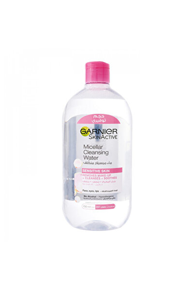 Garnier ماء ميسيلار لتنظيف البشرة وإزالة المكياج من سكين أكتيف، للبشرة الحساسة، 700 مل