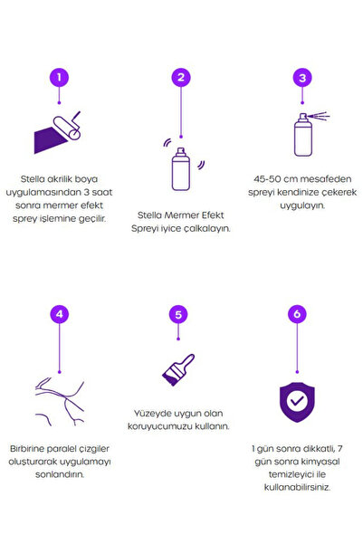 Stella Mermer Efekti Sprey Boya 200ml