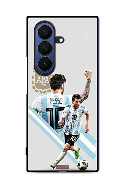 Tolwak غطاء حماية لهاتف سامسونج جالاكسي زد فولد 7 برسومات ليو ميسي