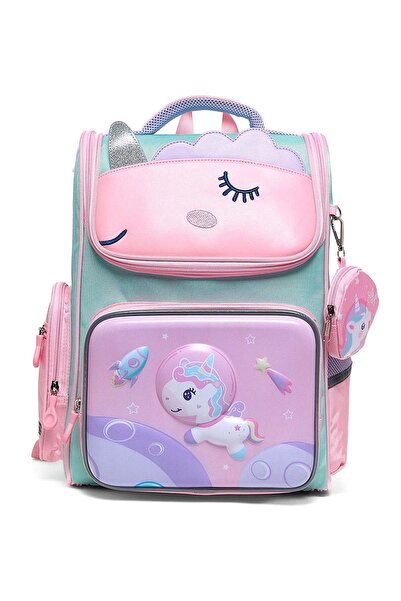 R&B حقيبة ظهر للبنات باللون الأخضر النعناعي