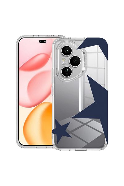 bestcase Carcasă transparentă din silicon pentru Honor 400 Pro, Retro Star, 2036424 T 1480