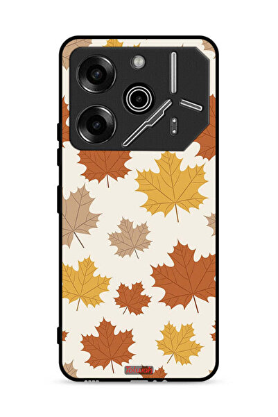 Tolwak غطاء حماية لهاتف تكنو بوفا 6 برو 5G بنقشة أوراق الخريف