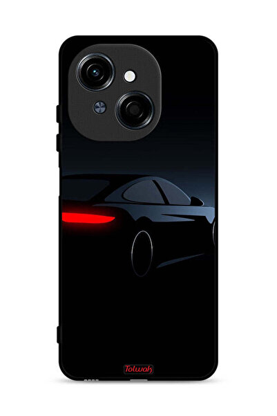 Tolwak غطاء حماية لهاتف تكنو سبارك جو 1 إس 4 جي - لون سيارة داكنة