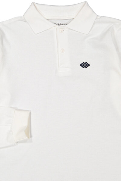 Divonette Kız Erkek Çocuk Polo Yakalı Uzun Kollu Okul Tişört 3'lü Set - Çocuk Giyim