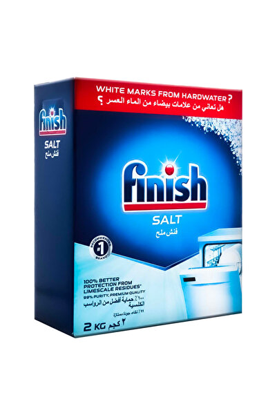 Finish ملح منظف غسالة الأطباق، 2 كجم