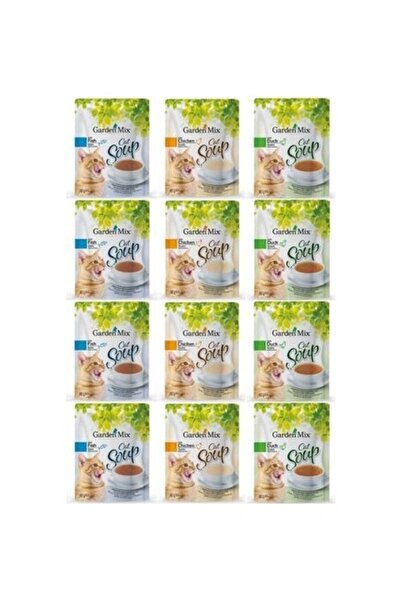 Gardenmix Garden Mix Karışık Kedi Çorbası 40gr - 12 Adet