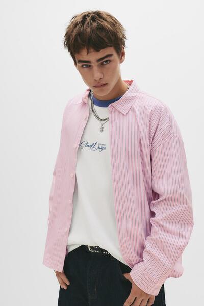 Pull & Bear Uzun kollu gömlek