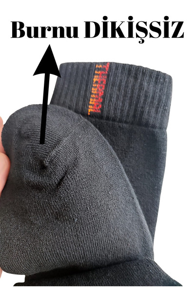 DİLRUBA AVM Seamless Thermal Warm Plump Winter Soft Cotton Towel Socks