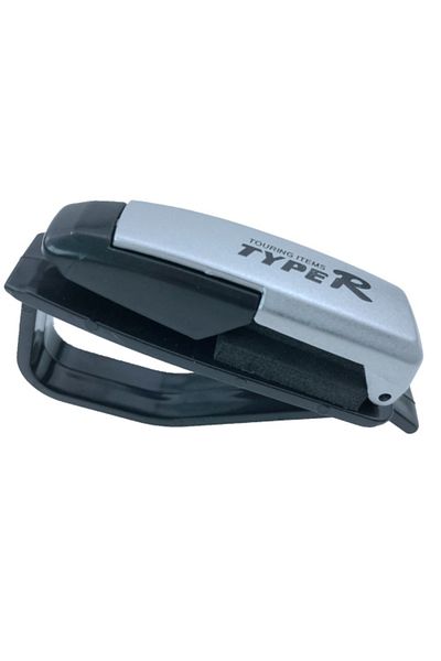 OEM Car glasses holder, Universal, Black/Grey