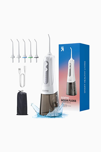 RENPHO Şarjlı Su İpliği Cihazı, 300ml, 4 Mod, Su Geçirmez