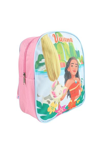 DİSNEY PRİNCESS Children's backpack, 26x22x10 cm, reinforced and adjustable straps, multicolor, Vaiana