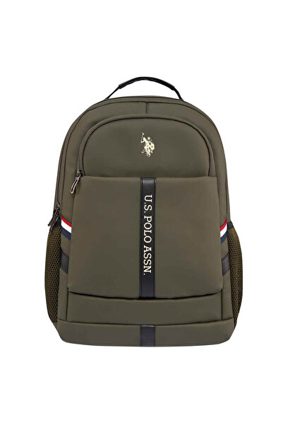 U.S. Polo Assn. حقيبة مدرسية باللون الأخضر من يو اس بولو PLCAN25118