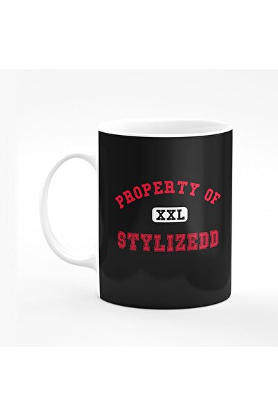 Stylizedd كوب قهوة مطبوع عليه تصميم خاص بمقبض متين، 11 أونصة، أكواب سيراميك ل...