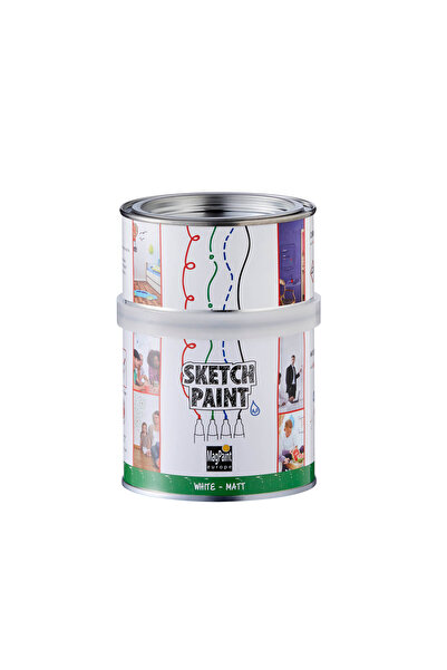OEM Vopsea Whiteboard, SchetchPaint Alb Mat, Magpaint, 0.5 Litri
