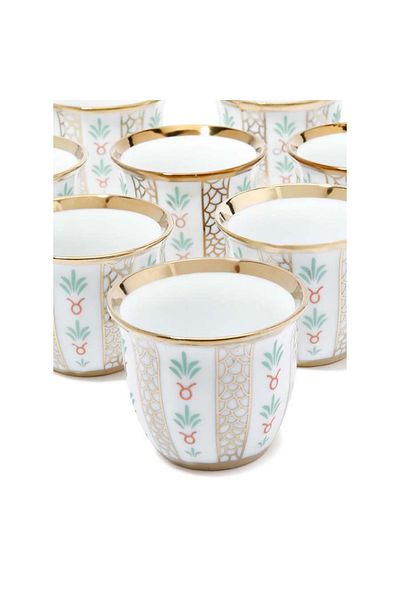 CME 12-piece Arabic coffee cup set