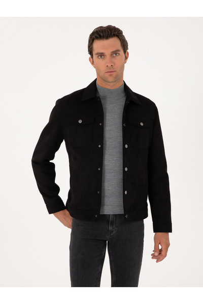 Cacharel Siyah Suni Deri Ceket 50314728-VR046