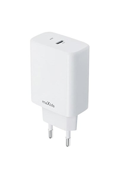 Max Life Incarcator Retea MaXlife MXTC-10-20C, 20W, 3A, 1 x USB-C, Alb