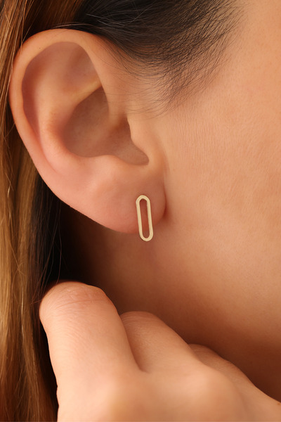 GENORO JEWEL 14 Ayar Altın Ataç Küpe