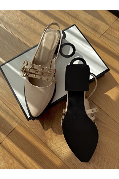 labor Selection Sivri Burun Arkası Açık Zımbalı Rugan Babet