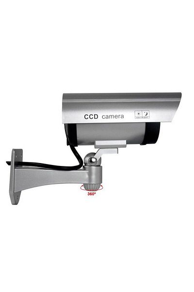 Telemag Set of 4 Fake Surveillance Cameras with Red IR LED Included