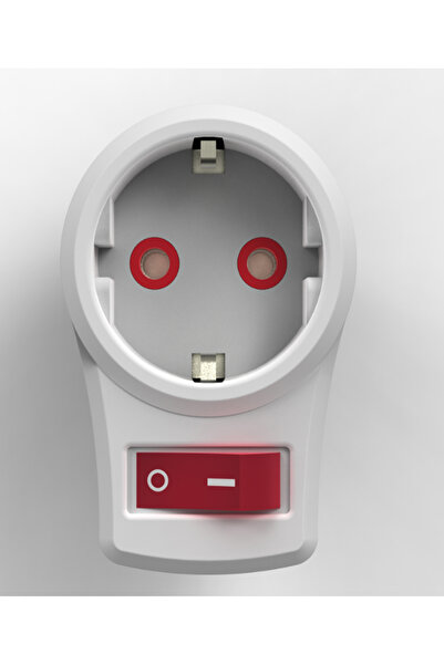 FETİH مقبس أرضي واحد مع مفتاح