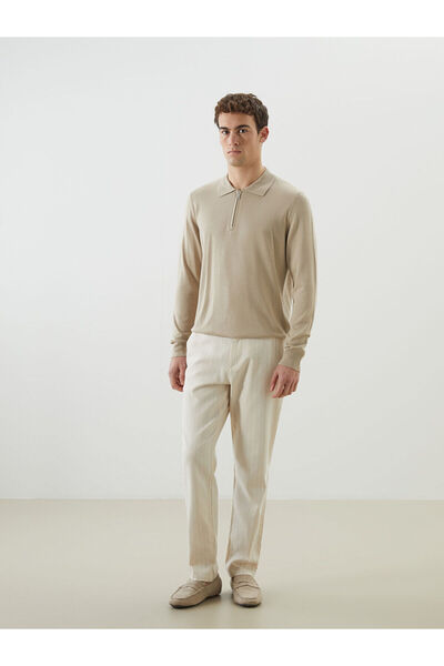 LC Waikiki Polo Neck Men's Knitwear Sweater