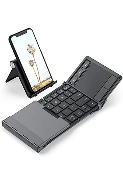 iClever Folding Wireless Keyboard with Sensitive Touch Pad