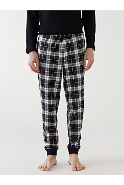 LC Waikiki Standart Kalıp Ekose Erkek Pijama Alt