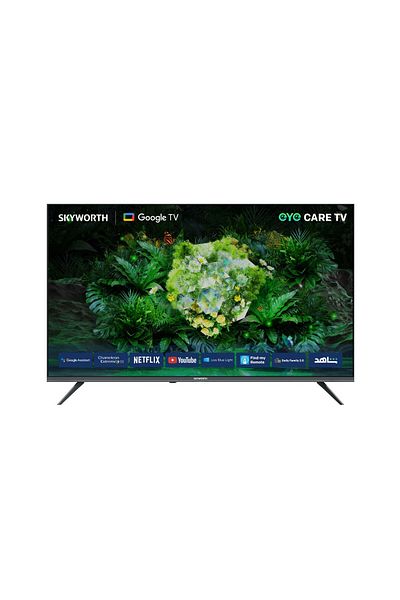 Skyworth 50G6500G – تلفزيون جوجل LED بدقة UHD 4K مقاس 50 بوصة، HDR10، وضع الألعاب، صوت DTS