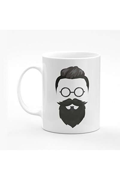 Stylizedd كوب قهوة مطبوع عليه تصميم خاص بمقبض متين، 11 أونصة، أكواب سيراميك ل...