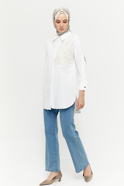 Setrms Gizli Patlı Pamuk Tunik