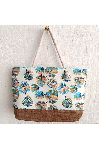LİNOTTİ Large Size Beach Bag 12825