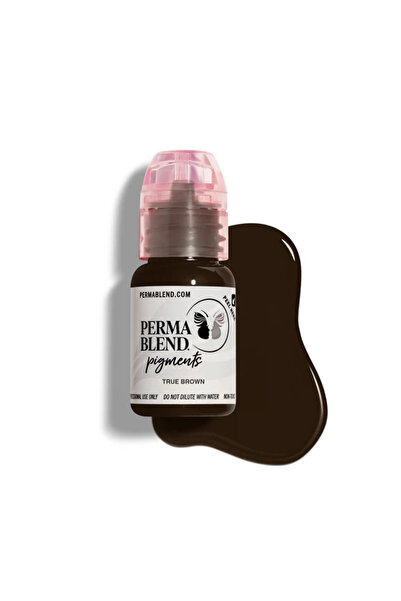 Perma Blend True Brown Permanent Makeup Eyebrow Pigment 15ml