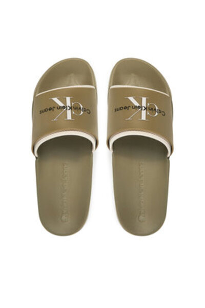 Calvin Klein Jeans Șlapi pentru bărbați YM0YM00361 Kaki