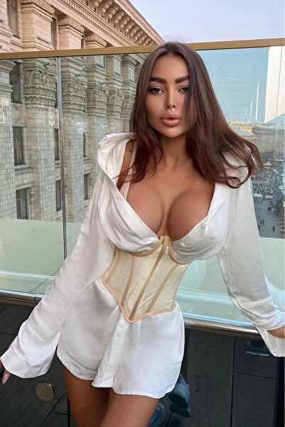 Bikini Mayokini Dünyası Αξεσουάρ μέσης Corsetta - Μπεζ