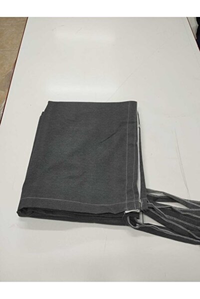 DEVRİM OLİVYA TEKSTİL Розкішні 1-класні штори з карнизом темно-сірого кольору для балкона, розміри по ширині та висоті